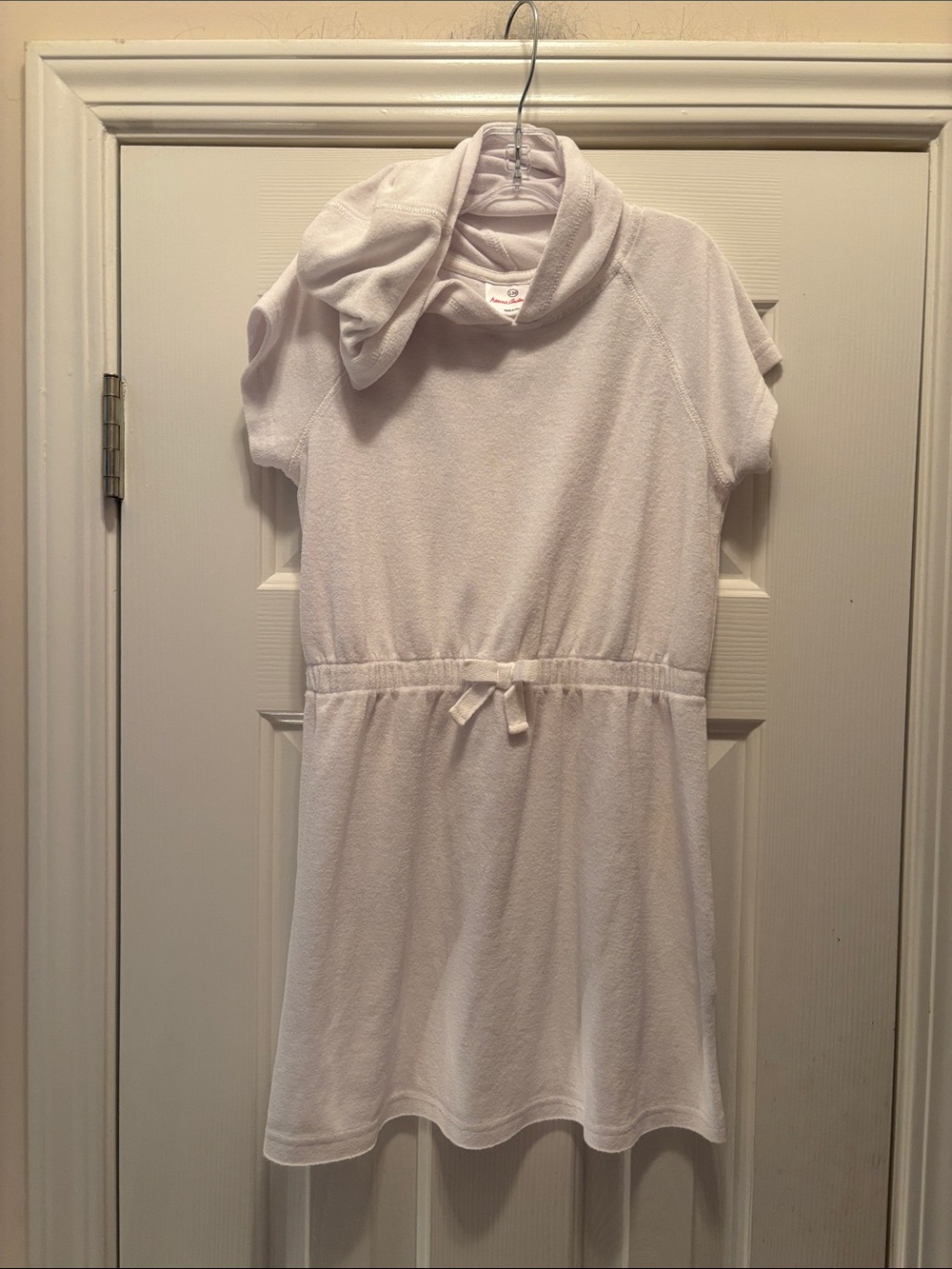 Hanna Andersson White Hooded Terry coverup